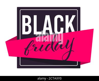 Black friday american holiday and tradition of sales Stock Vector