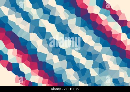 Modern Blurred Low Poly Gradient Crystallize Stipes Background Vector Illustration Stock Photo