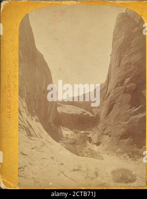 Side gulch., Powell, John Wesley (1834-1902), 1871, Colorado River (Colo.-Mexico), United States Stock Photo