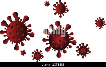 Covid 19 Virus Vector Symbol Stock Vector
