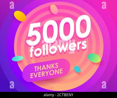 Flat followers for marketing design. Social network communication on mobile app. Stock Vector