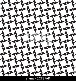 Seamless abstract geometric intersecting triangle pattern Stock Vector