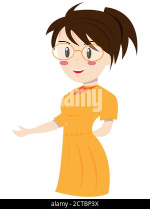 Modern Illustration of  isolated drawing in cartoon style. illustration. clipart. Stock Photo