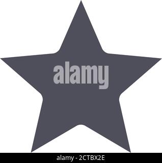 Star colored icon. Rating symbol vector illustration Stock Vector