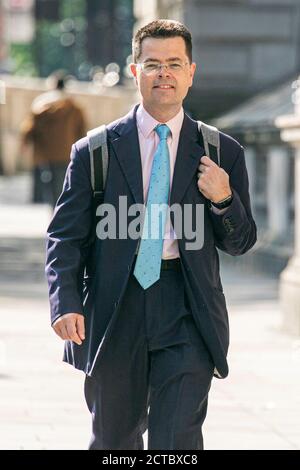 WESTMINSTER LONDON,UK 22 September 2020. James Brokenshire, Minister of State for Security at the Home Office . Prime Minister Boris Johnson is  to make a statement on new coronavirus restrictions including closure of pubs at 10pm as the government tries to slow the spread of COVID-19  infections.Credit: amer ghazzal/Alamy Live News Stock Photo