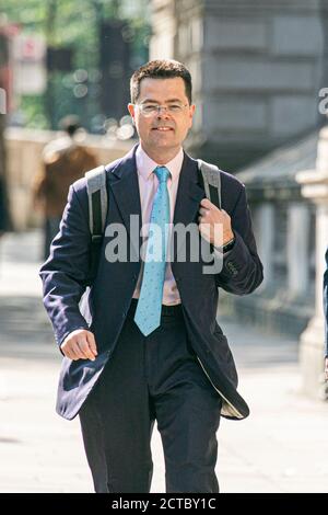 WESTMINSTER LONDON,UK 22 September 2020. James Brokenshire, Minister of State for Security at the Home Office . Prime Minister Boris Johnson is  to make a statement on new coronavirus restrictions including closure of pubs at 10pm as the government tries to slow the spread of COVID-19  infections.Credit: amer ghazzal/Alamy Live News Stock Photo