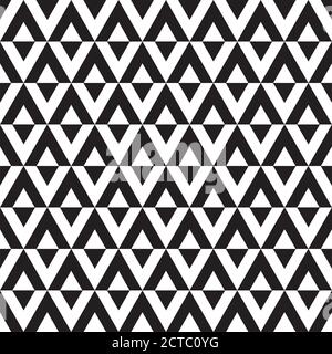 Seamless abstract geometric op art pattern background Stock Vector