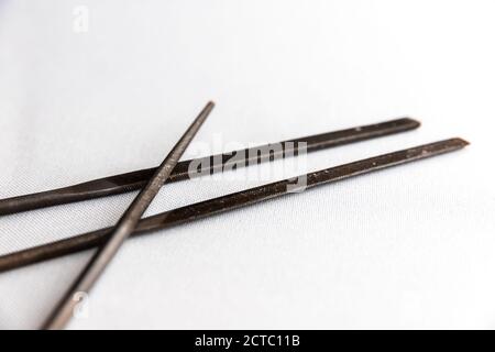 Black rasp isolated on a white background Stock Photo