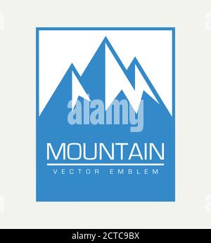 Vector Logo of Alps Mountains Stock Vector Image & Art - Alamy