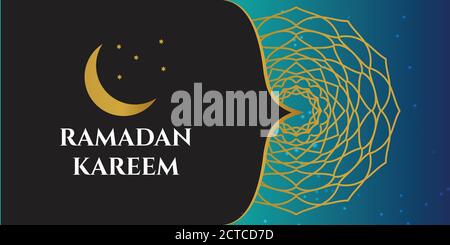 Ramadan Background Vector with Decorative Arabic Mandala Stock Vector