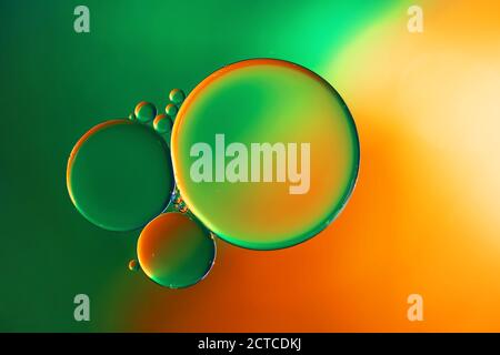 Water bubbles abstract light illumination, useful as abstract background Stock Photo