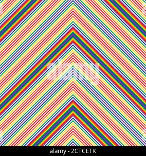Rainbow Horizontal striped seamless pattern background suitable for fashion textiles, Stock Vector