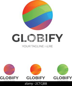 colorful globe logo Stock Vector Image & Art - Alamy