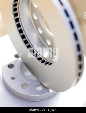 New brake discs Stock Photo