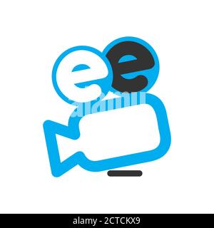 new simple modern camera symbol movie production cinematography logo design vector illustrations Stock Vector
