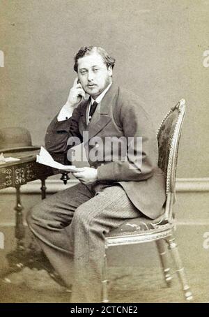EDWARD VII (1841-1910) as Prince of Wales Stock Photo