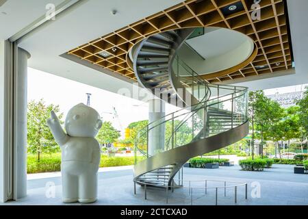 Singapore Chinese Cultural Centre, completed in 2017 Stock Photo