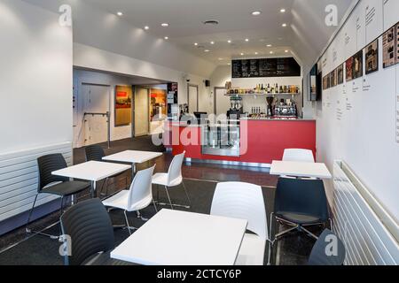 Campbeltown Picture House, Campbeltown, Scotland, UK. Cafe & Box Office. Stock Photo