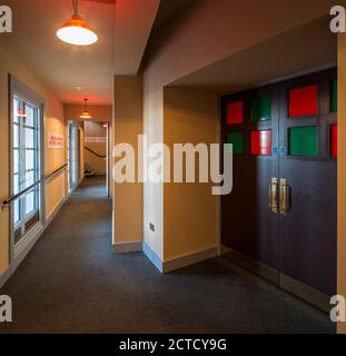 Campbeltown Picture House, Campbeltown, Scotland, UK. Screen 1 lobby. Stock Photo