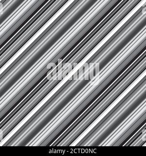 Slanting gray stripes seamless pattern vector. Stock Vector