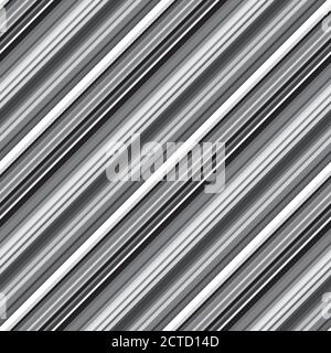 Slanting gray stripes seamless pattern vector. Stock Vector