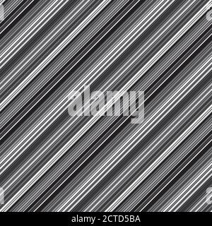 Slanting gray stripes seamless pattern vector. Stock Vector