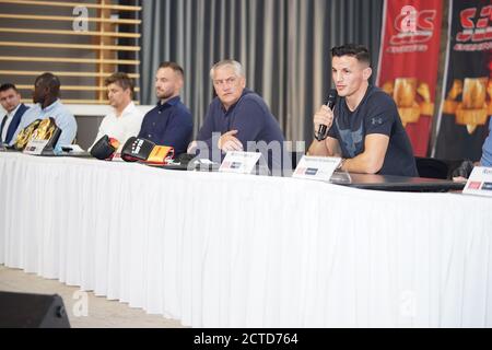 Ulf Steinfurth, Roman Gorst, Peter Kadiru, Christian Morales, Dirk Dzemski, Robin Krasniqi, Magomed Schaburow, Dominic Bösel, Ulf Steinforth, Boxen, M Stock Photo