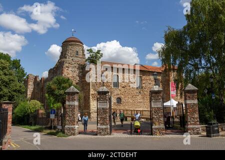 Colchester Castle, a Norman castle in Colchester, Essex, UK. Stock Photo