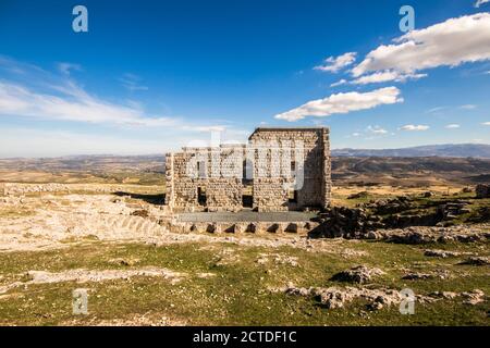 Acinipo, Spain. Ruins of the ancient Roman city of Acinipo, near Ronda, Stock Photo