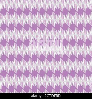 rows of pink crystals seamless vector pattern Stock Vector
