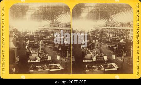 Inter-state Industrial Exposition, 1874. [Exterior view.], still image ...