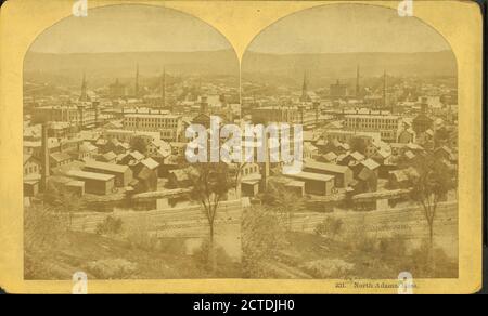 North Adams, Mass., still image, Stereographs, 1850 - 1930, Kilburn, B. W. (Benjamin West) (1827-1909 Stock Photo