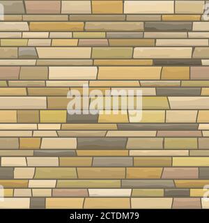 Seamless texture of stonewall Stock Vector