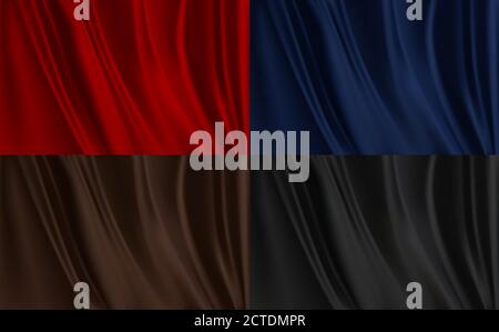 Silk fabric texture Stock Vector