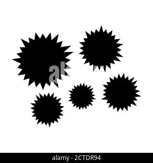 Multiple pollen icon, minimalist vector illustration symbol Stock Vector