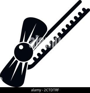 Bow barrette icon. Simple illustration of bow barrette vector icon for web design isolated on white background Stock Vector