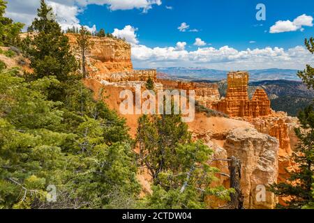 Agua Canyon Overlook in Bryce Canyon National Park, Utah Stock Photo