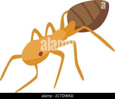 Team ant icon, isometric style Stock Vector
