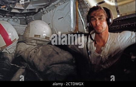 apollo 17 astronaut eugene gene cernan space suit kennedy space center ...