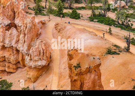 Brice Point Overlook in Bryce Canyon National Park, Utah Stock Photo
