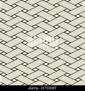 Weave Seamless Vector Pattern illustration Stock Vector