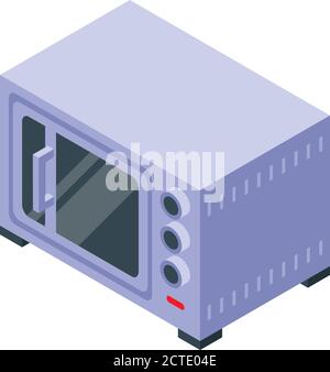 Convection oven hardware icon, isometric style Stock Vector