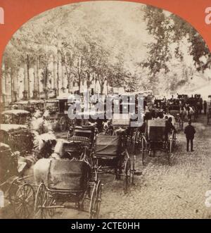 Broadway, Saratoga, N.Y., Baker & Record (Firm), New York (State), Saratoga Springs (N.Y Stock Photo