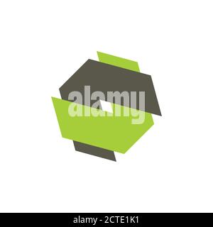colorful arrow linked logo vector Stock Vector Image & Art - Alamy