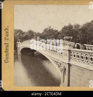 Bow Bridge, by Chase, W. M. (William M.), ca. 1818-1901 2 Stock Photo ...