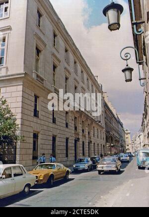 Paris - Chancery Office Building - 1973 Stock Photo