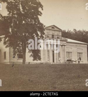 Hyde, residence of George Clarke., Smith & Sayles, New York (State), Cooperstown (N.Y.), Otsego Lake (N.Y.), New York Stock Photo