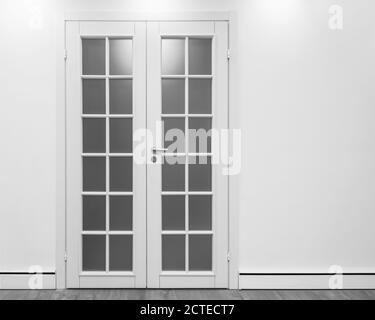 Doors inside of the luxury prestige apartments. Stock Photo