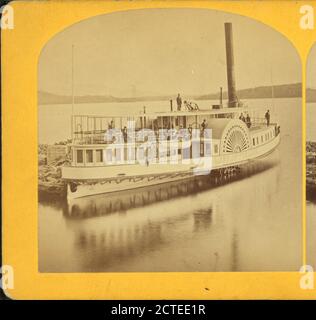 Lady of the Lake,' Lake Winnipeseogee., Kilburn Brothers, Steamboats, New Hampshire, Winnipesaukee, Lake (N.H Stock Photo