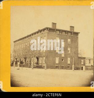 Residence of Gen. U.S. Grant., Bell & Bro. (Washington, D.C.), Grant, Ulysses S. (Ulysses Simpson), 1822-1885, 1865, Washington (D.C Stock Photo